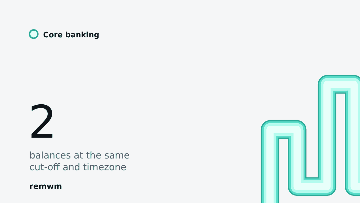 Teal tube forms a rising balance chart beside the figure 2 for ledger and bank balances compared at the same cut-off.